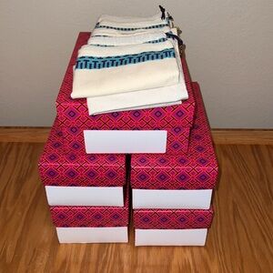 ✨Like New Tory Burch Shoe Boxes and dust bag bundle